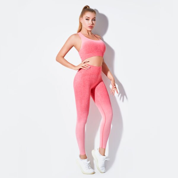 Seamless Dip-Dye Yoga-Sports Set Collection MMT001 - Image 10