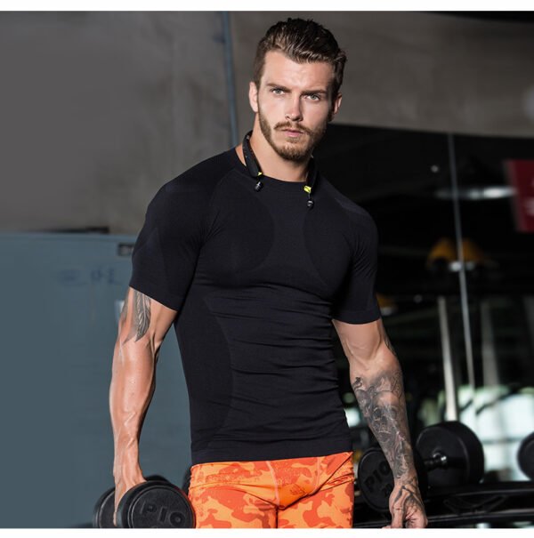 Men's Compression Workout T-Shirt MMO001 - Imagen 2