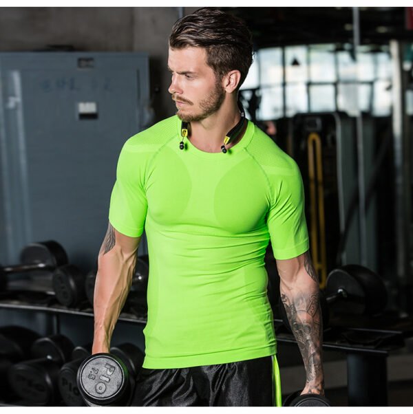 Men's Compression Workout T-Shirt MMO001 - Imagen 3