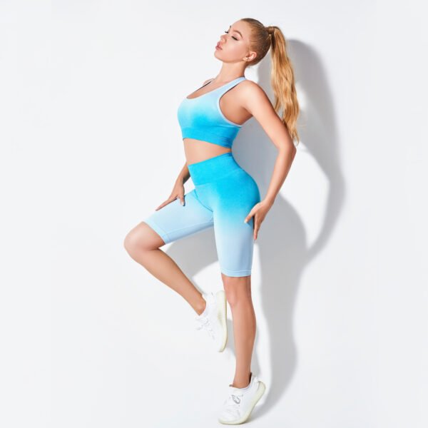 Seamless Dip-Dye Yoga-Sports Set Collection MMT002 - Image 9