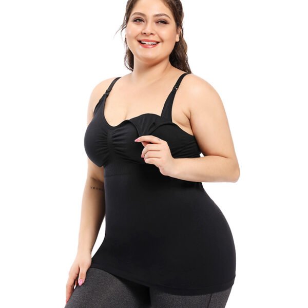 Seamless Plus-Size Nursing Camisole CJXP001 - Image 2
