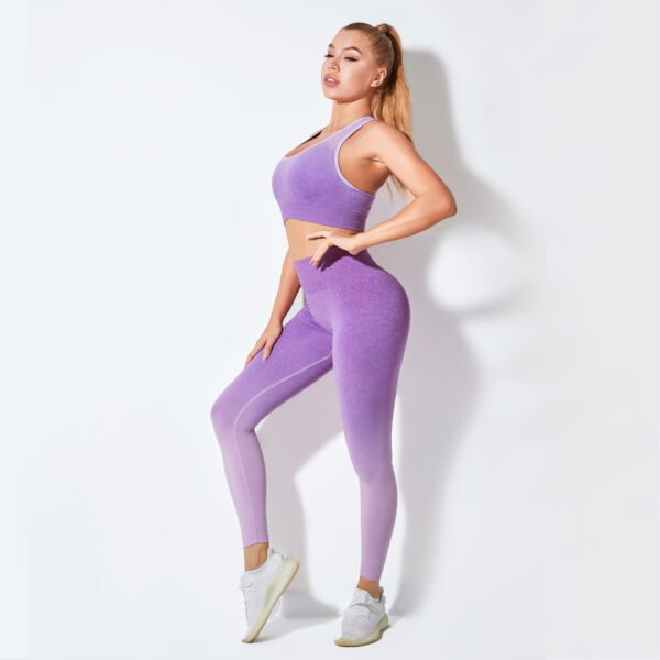 Seamless Dip-Dye Yoga-Sports Set Collection MMT001 - Image 3
