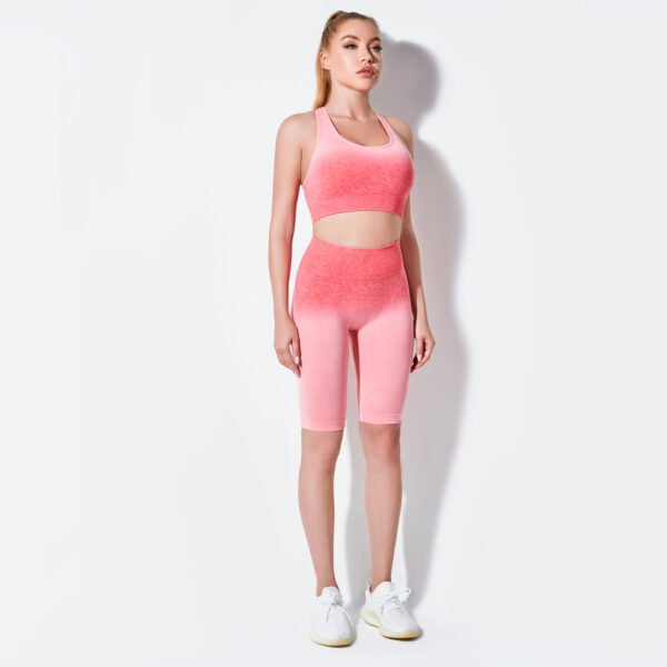 Seamless Dip-Dye Yoga-Sports Set Collection MMT002 - Image 2