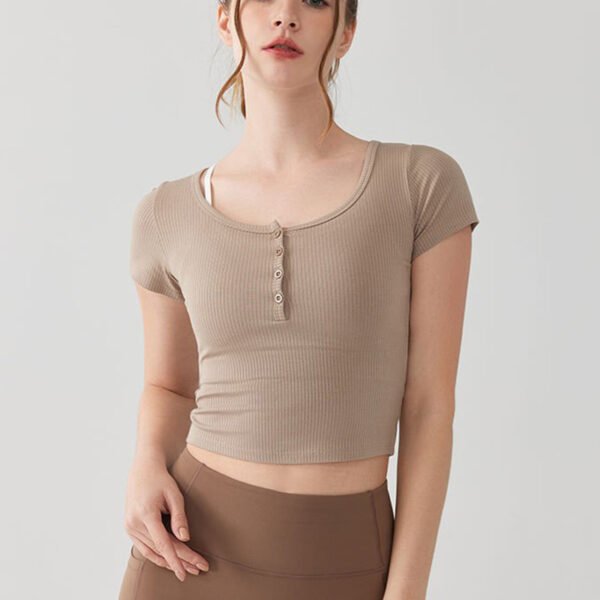 Women's Ribbed Crop Tops FYB006 - Image 4