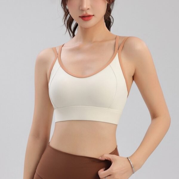 Seamless Sports Multi-Strap Halter Bra FYW003 - Image 3