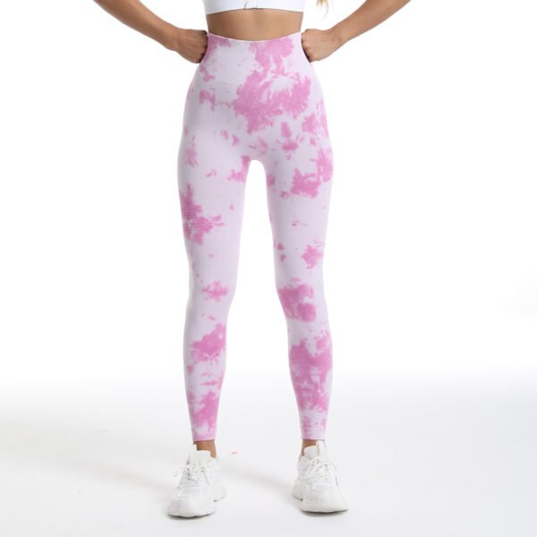 Seamless Tie-Dye Athletic Leggings MML001 - Image 5