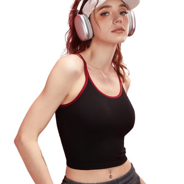 Seamless Contrast-Color Camisole BCI001 - Image 5