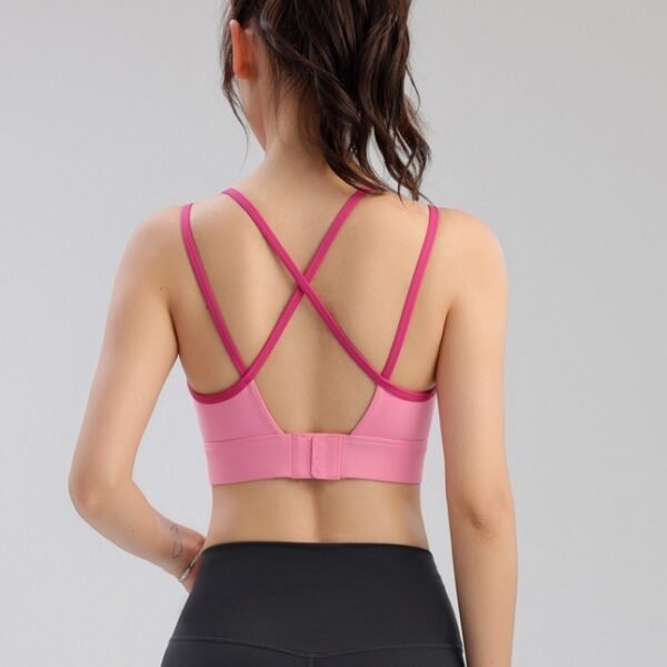 Seamless Sports Multi-Strap Halter Bra FYW003 - Image 2