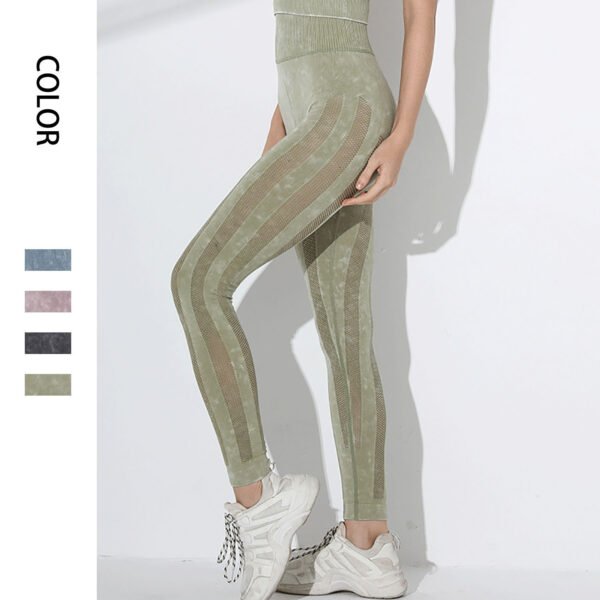Seamless Acid-Wash Athletic Leggings MML005 - Image 3