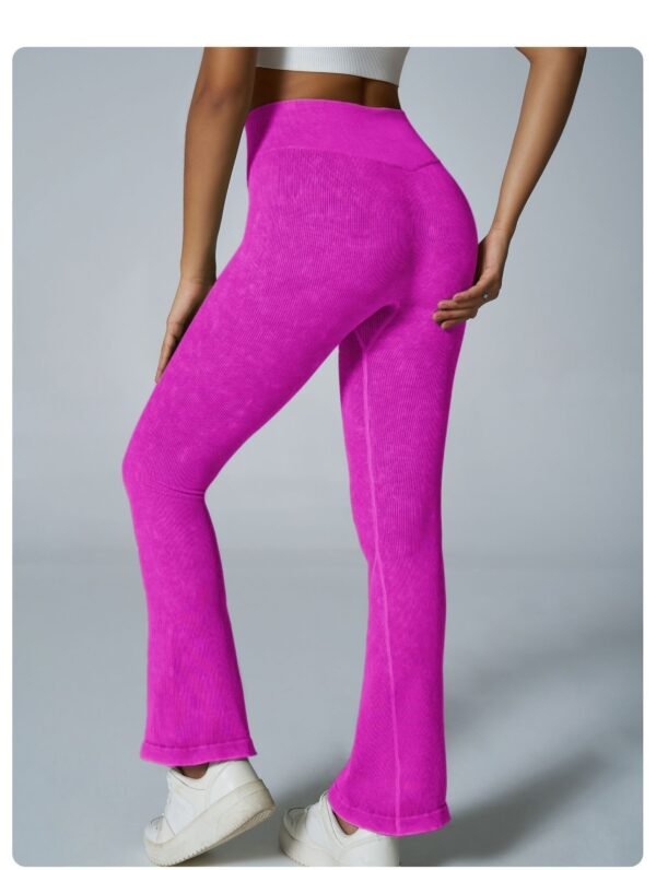 Seamless Wide-Leg Washed Pants YTL006 - Image 2