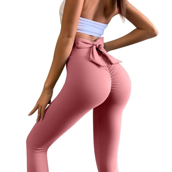 High-Waisted Bow Leggings MCF001 - Image 2