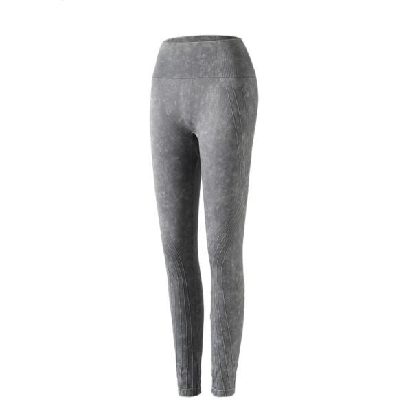 Seamless Acid-Wash Athletic Leggings FYL001 - Image 2