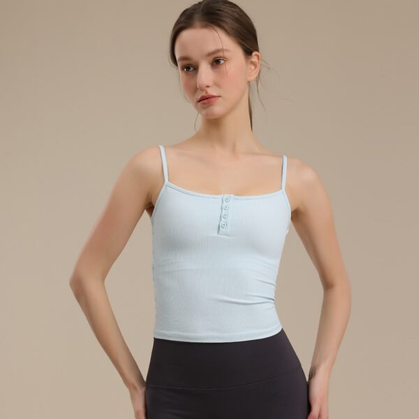 Seamless Buttoned Strapless Tops FYI001 - Image 3