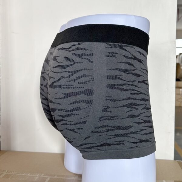 Men's Tiger-Print & Tiger-Stripe Boxer Briefs YBM004 - Image 2