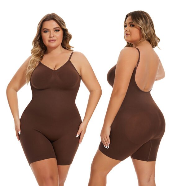 Seamless Zip-Front Long-Sleeve Bodysuit HYP001 - Imagen 2