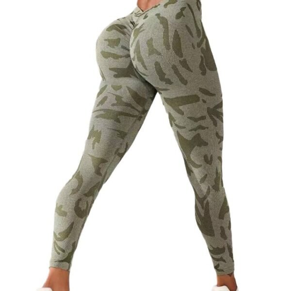 ⁦Seamless Camouflage Sports Leggings YTL001⁩ - الصورة ⁦2⁩