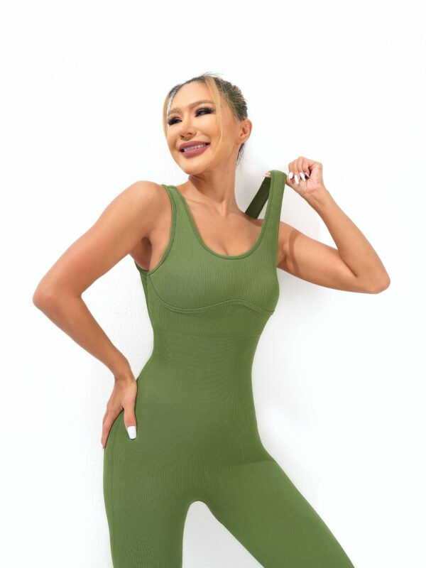 Seamless Sleeveless Wide-Leg Jumpsuit AEFJ001 - Image 5
