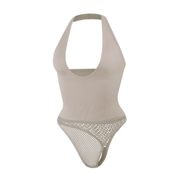 Seamless Women's Bodysuits with Mesh YZTY006 - Image 3