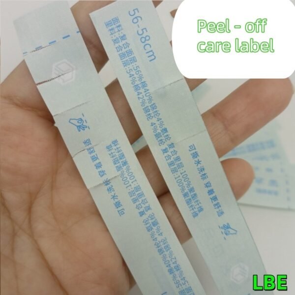 PEEL OFF CARE LABEL - Image 2