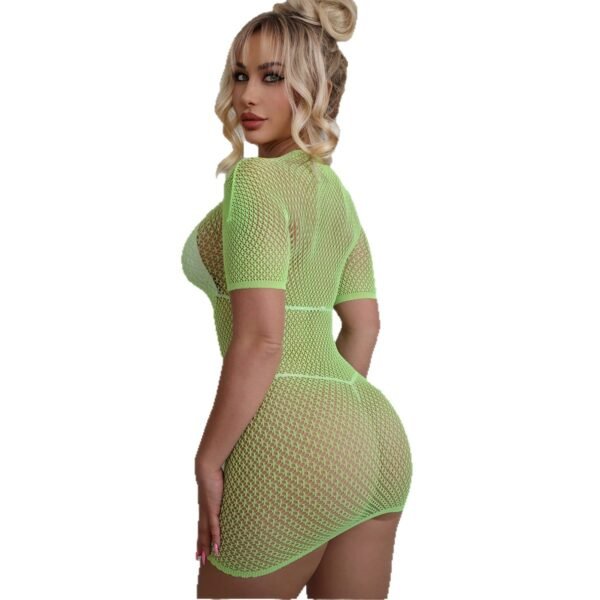 Fishnet Mini Dress YDS007 - Image 2