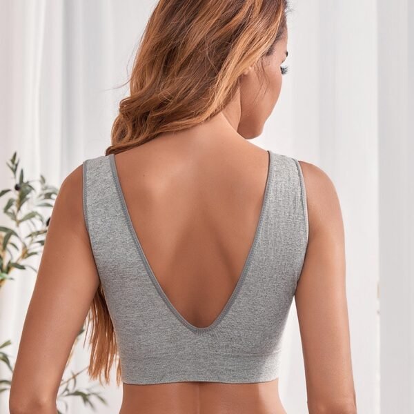 Seamless Deep-V Back Bra ZLD002 - Image 2