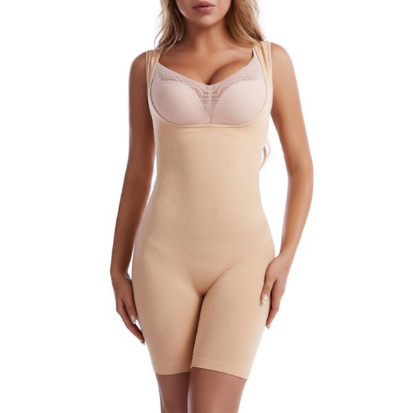Seamless Women's Bodysuit with Built-In Bra – Adjustable Shapewear YZTY001
