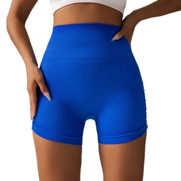 Seamless Side-Ruched Mid Shorts YTZ004 - Image 3