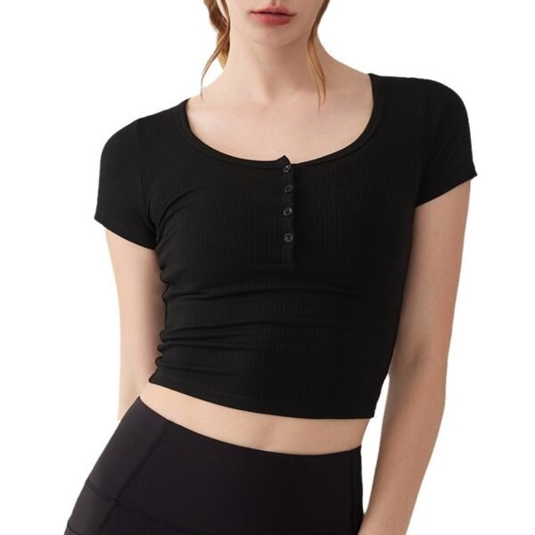 Women's Ribbed Crop Tops FYB006 - Image 2