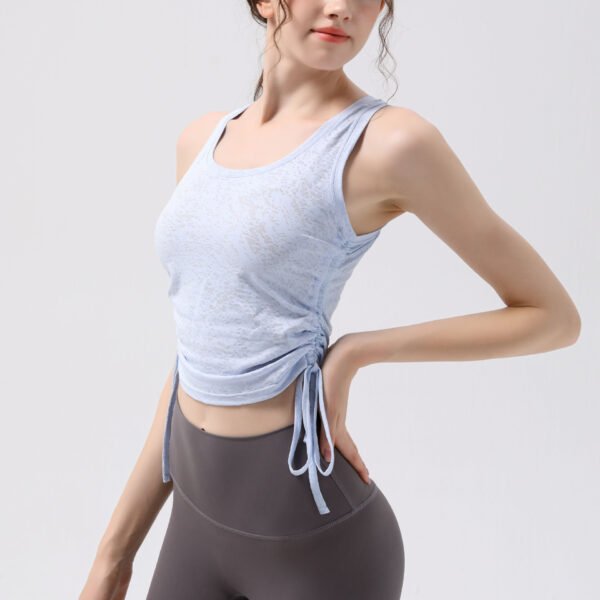 Women's Tie-Side Crop Tank Tops FYB005 - Image 4