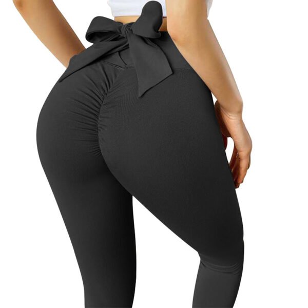 High-Waisted Bow Leggings MCF001 - Image 4