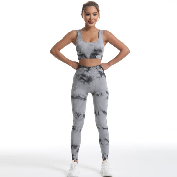 Seamless Tie-Dye Athletic Leggings MML002 - Image 5