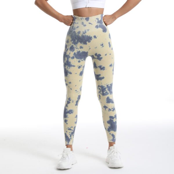 Seamless Tie-Dye Athletic Leggings MML001 - Image 4
