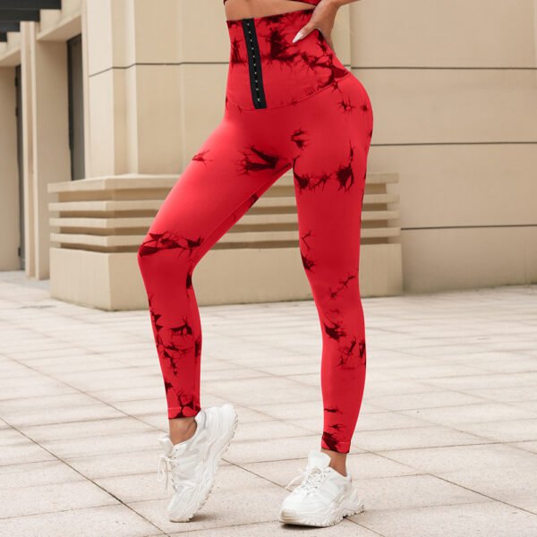 High-Waisted Tie-Dyed Leggings SZS002 - Image 5