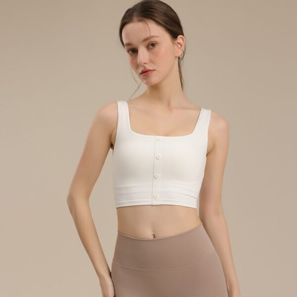 Women's Button-Up Crop Top FYB001 - Image 2