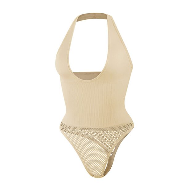 Seamless Women's Bodysuits with Mesh YZTY006 - Image 4